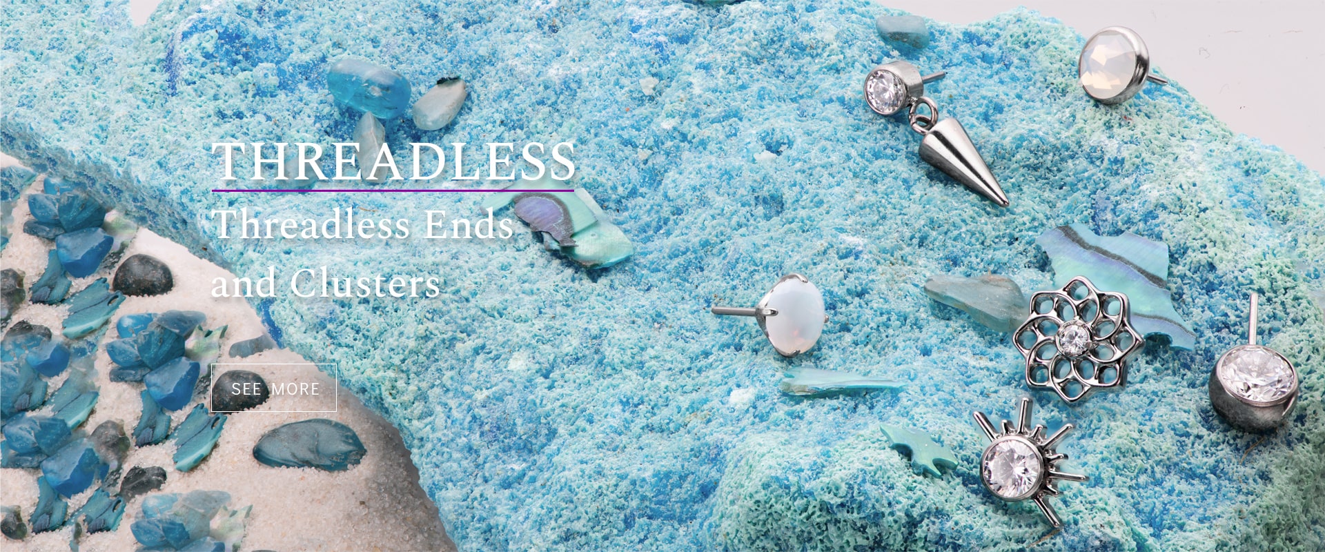 Threadless titanium piercing SafePins.eu