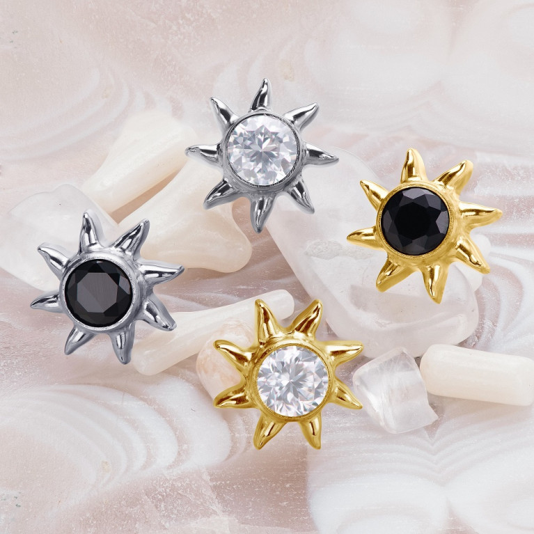 Titanium ASTM F-136 piercing jewelry SafePins