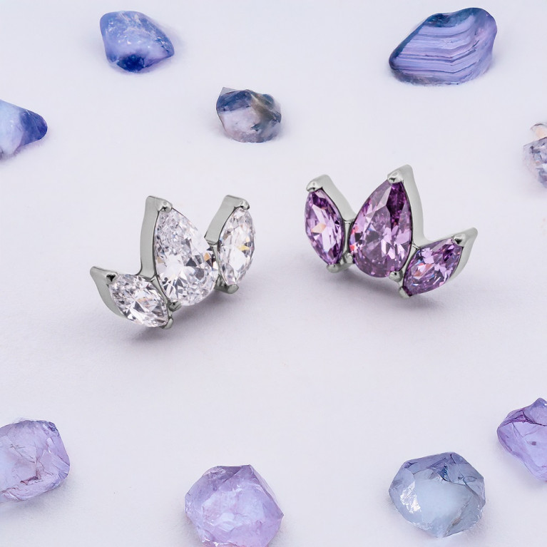 Titanium ASTM F-136 piercing jewelry SafePins