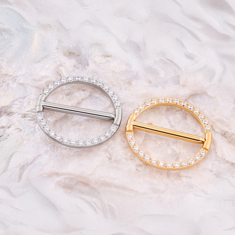Titanium ASTM F-136 piercing jewelry SafePins