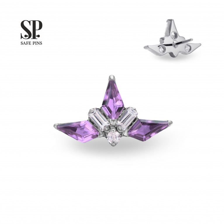 Threadless Rhombus Cluster with CZ