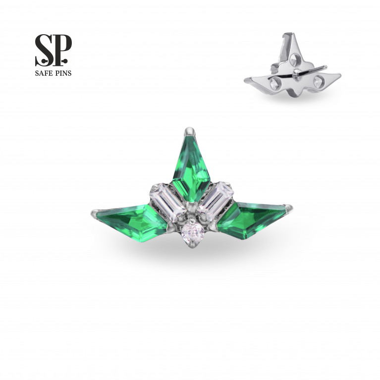 Threadless Rhombus Cluster with CZ