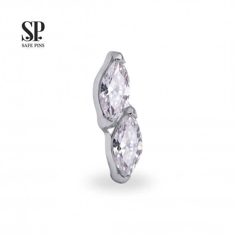 Marquise Mini Cluster with Clear CZ