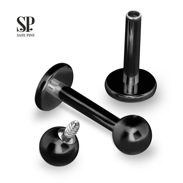 Internal Labret Black PVD