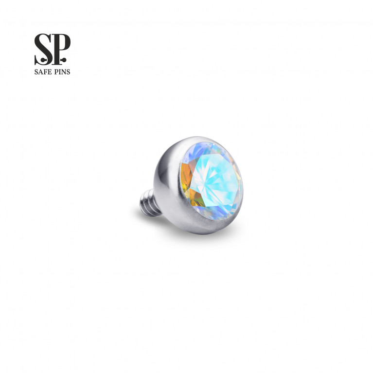 Internal Bezel-Set with crystal CZ