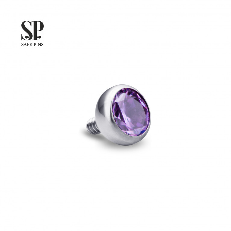 Internal Bezel-Set with crystal CZ
