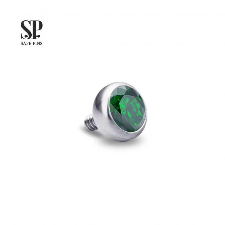 Internal Bezel-Set with crystal CZ