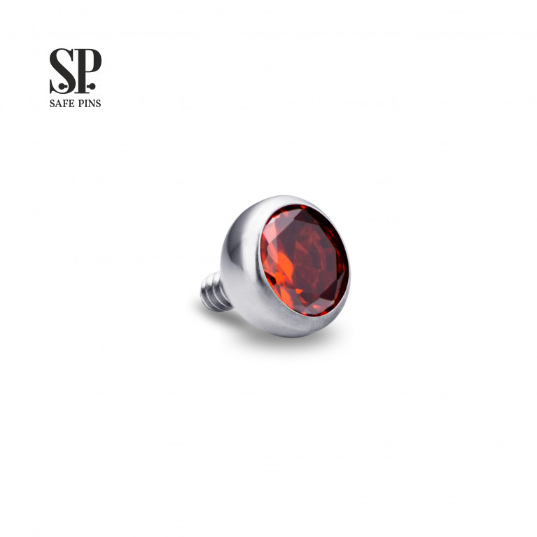 Internal Bezel-Set with crystal CZ