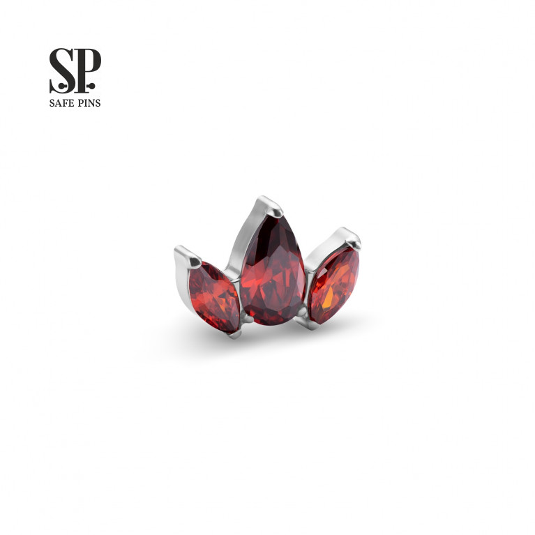 Marquise Pear Cluster with CZ