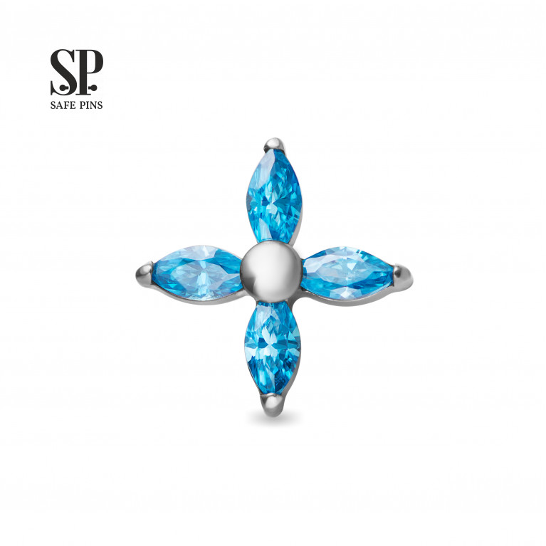 Marquise Star top with CZ crystals