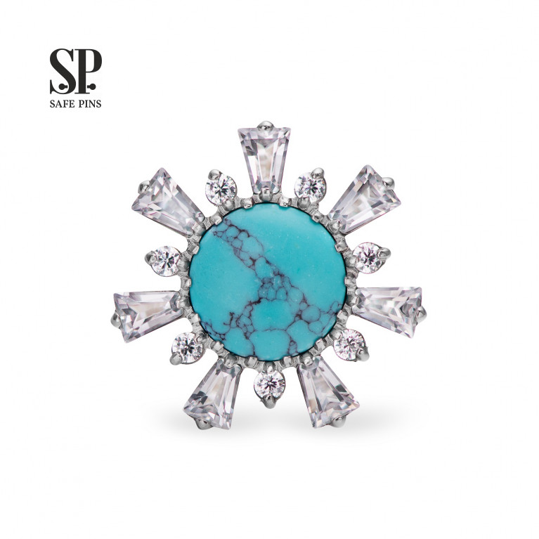 Dazzle top with natural stone