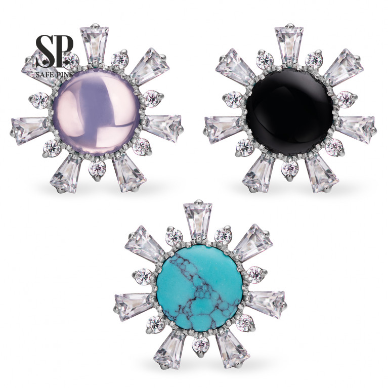 Dazzle top with natural stone