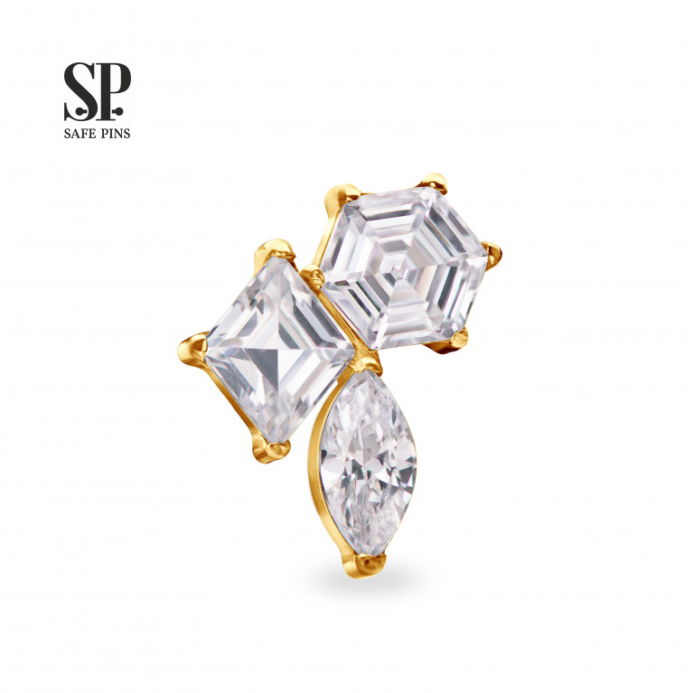 Three forms Cluster with Clear CZ