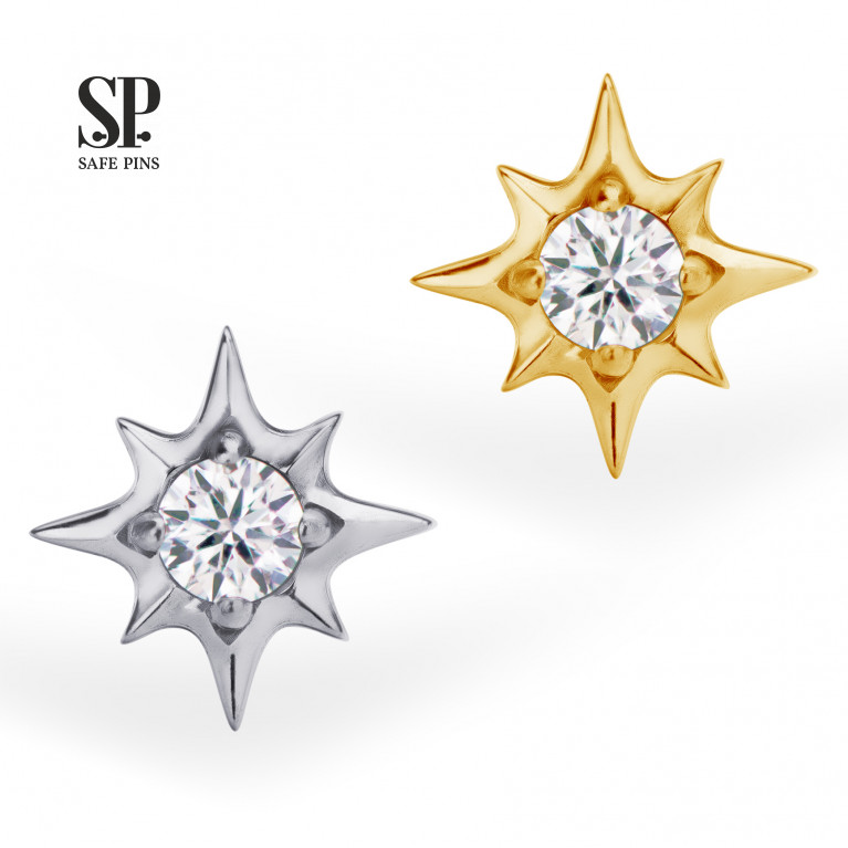 Sirius top with Clear CZ