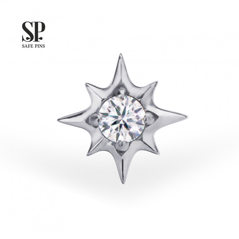 Sirius top with Clear CZ