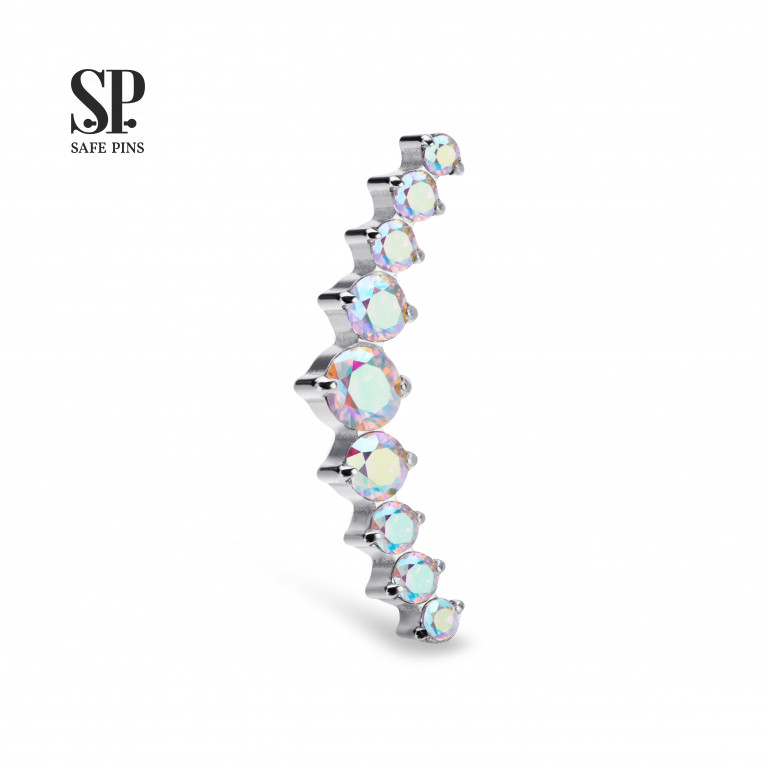 Great Prium Cluster with CZ crystals