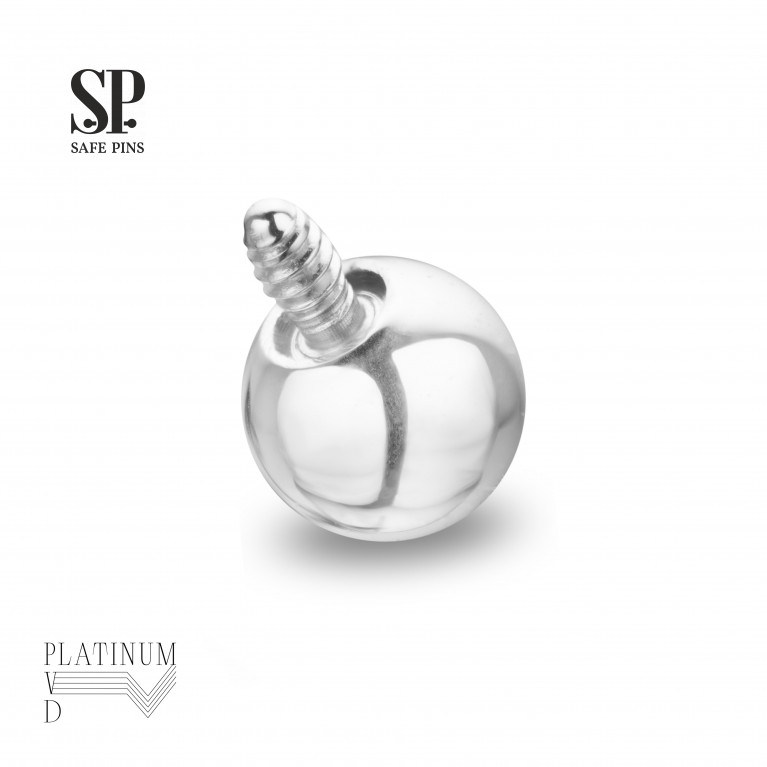 Internal threaded Ball (Platinum PVD)